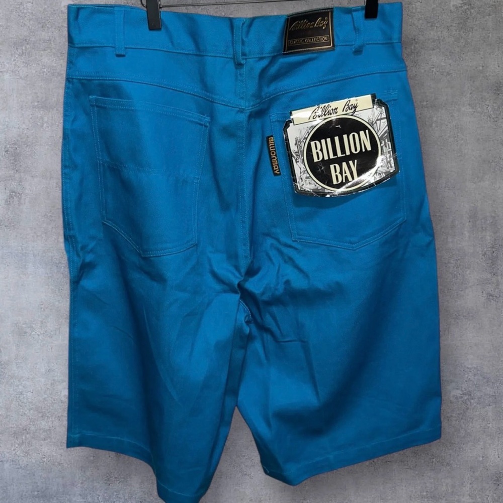 Men's Vibrant Blue Flat Front Shorts